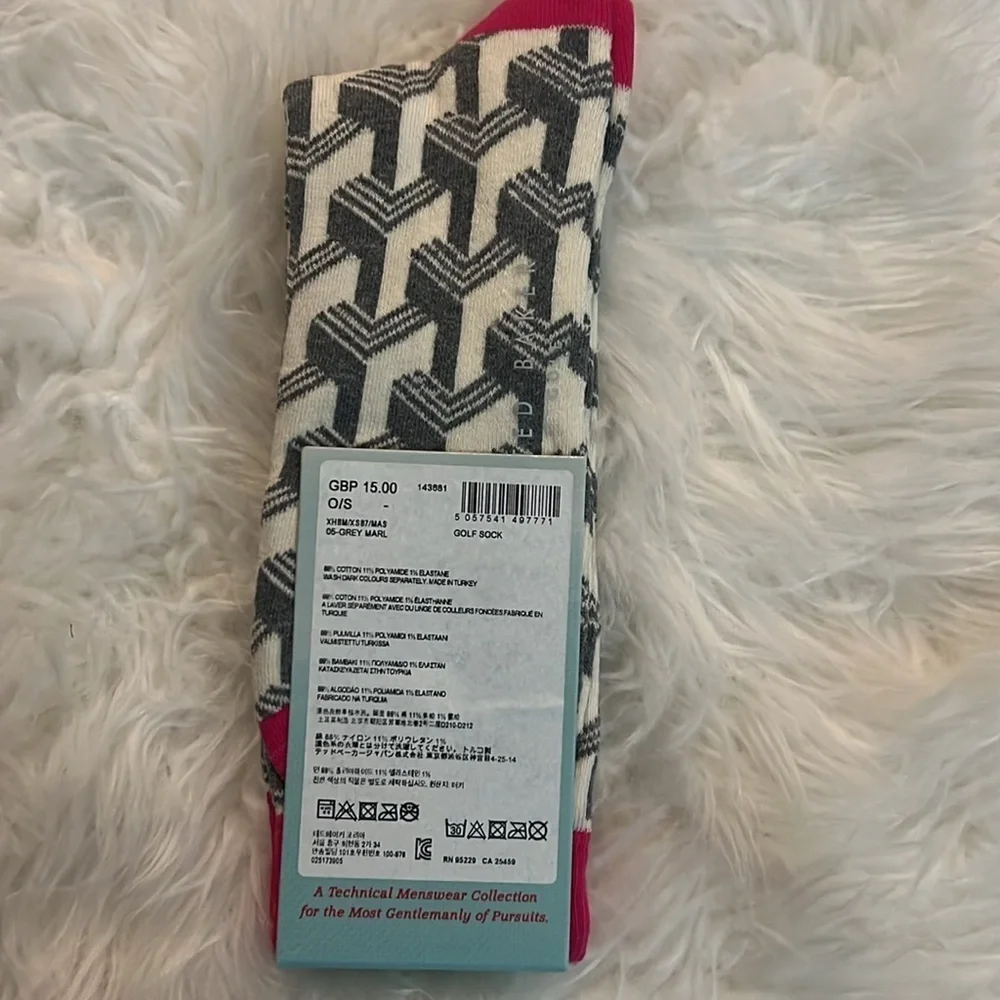 Ted Baker Gray Marl Dress Socks